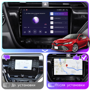   10 Lesko  Toyota Camry VIII (XV70) 2017-2021 2/32Gb CarPlay 4G Wi-Fi GPS Prime  4