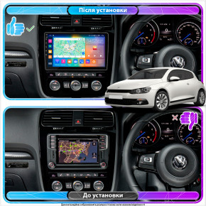   10 Lesko  Volkswagen Scirocco III  2014-2017 2/32Gb CarPlay 4G Wi-Fi GPS Prime 4