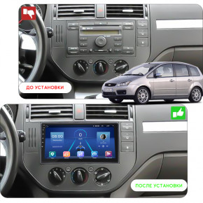   9 Lesko  Ford C-MAX I 2003-2007  4/64Gb/ 4G/ Wi-Fi/ CarPlay Premium  4