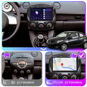   9 Lesko  Mazda Demio III (DE) 2007-2014 2/32Gb CarPlay 4G Wi-Fi GPS Prime IPS  4