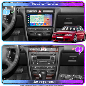   Lesko  Audi RS 6 I (C5) 2002-2006 IPS 9 4/64Gb CarPlay 4G Wi-Fi GPS Prime 4