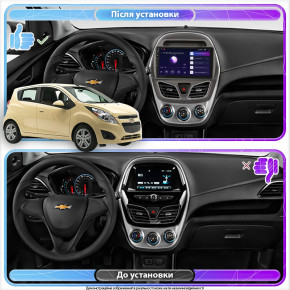   Lesko  Chevrolet Spark IV 2015-2018  9 2/32Gb CarPlay 4G Wi-Fi GPS Prime 3