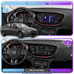   Lesko  Dodge Dart PF 2012-2016  9 2/32Gb CarPlay 4G Wi-Fi GPS Prime 3