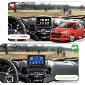   Lesko  Ford Fiesta Mk6  2012-2019  9 4/32Gb 4G Wi-Fi GPS Top  4