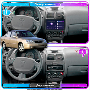   Lesko  Hyundai Accent II  2002-2005  9 2/32Gb CarPlay 4G Wi-Fi GPS Prime 3