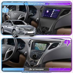   Lesko  Hyundai Azera II  2014-2016  9 4/64Gb CarPlay 4G Wi-Fi GPS Prime 3