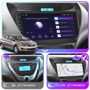   Lesko  Hyundai Elantra V (MD) 2010-2014  9 6/128Gb 4G Wi-Fi GPS Top 4