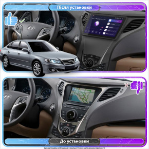   Lesko  Hyundai Grandeur V 2011-2016  9 2/32Gb CarPlay 4G Wi-Fi GPS Prime 3