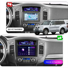   Lesko  Mitsubishi Pajero IV 2006-2011  9 4/64Gb CarPlay 4G Wi-Fi GPS Prime 3