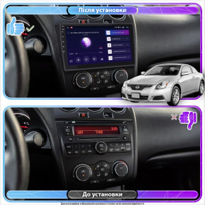   Lesko  Nissan Altima IV (L32) Manual AC 2006-2009  9 4/64Gb CarPlay 4G Wi-Fi GPS Prime 3