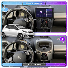   Lesko  Peugeot 108  2014-2021  10 4/64Gb CarPlay 4G Wi-Fi GPS Prime 3