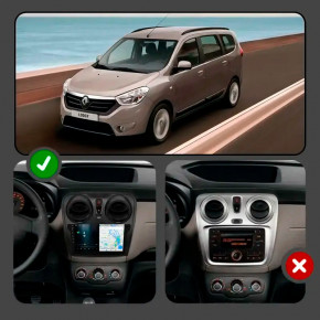   Lesko  Renault Lodgy  2012-.  9 2/32Gb CarPlay 4G Wi-Fi GPS Prime 3