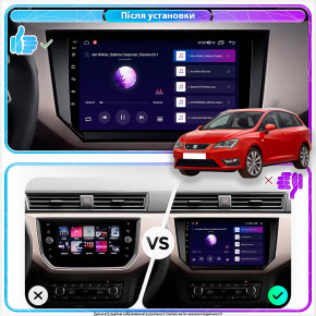   Lesko  SEAT Ibiza IV  2 2015-2017  9 2/32Gb CarPlay 4G Wi-Fi GPS Prime 3