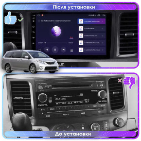   Lesko  Toyota Sienna III 2010-2014  9 6/128Gb 4G Wi-Fi GPS Top 4