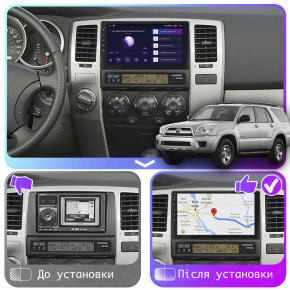   9 Lesko  Toyota 4Runner IV  2005-2009 4/64Gb CarPlay 4G Wi-Fi GPS Prime 4