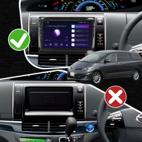   9 Lesko  Toyota Estima III  2008-2012 2/32Gb CarPlay 4G Wi-Fi GPS Prime 4