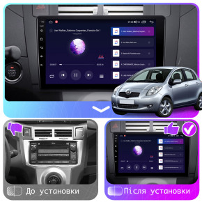   9 Lesko  Toyota Yaris II  2009-2012 4/64Gb CarPlay 4G Wi-Fi GPS Prime  4