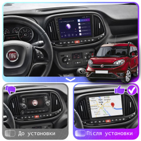   Lesko  Fiat Doblo II  2015-..  9 4/64Gb CarPlay 4G Wi-Fi GPS Prime 4