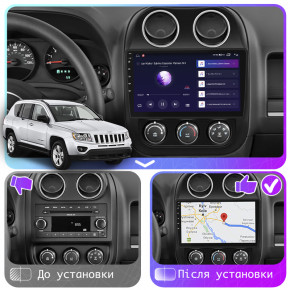   Lesko  Jeep Compass I  2 2013-2016  10 2/32Gb CarPlay 4G Wi-Fi GPS Prime 4
