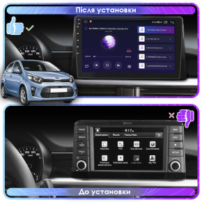   Lesko  Kia Morning III 2017-..  9 2/32Gb CarPlay 4G Wi-Fi GPS Prime   4