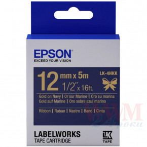    Epson   LW-300/400/400VP/700 Ribbon Gold/Navy 12mm x 5m (C53S654002)