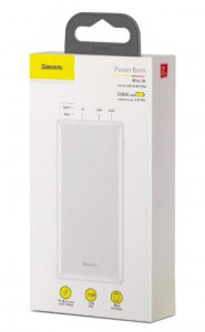   Baseus Mini Fast Charge 30000 mAh White (PPJAN-C02) 8