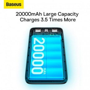  BASEUS Bipow Pro Digital Display Fast Charge Power Bank 20000mAh |2USB/1Type-C, 20W/3A, PD/QC| (PPBD040301)  11