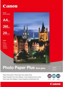  Canon A4 Photo Paper Plus Semi-gloss SG-201 20 (1686B021)