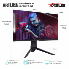  Artline Gaming G75 (G75v36) 3