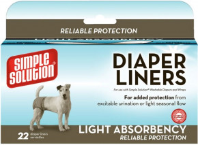   Simple Solution Disposable Diaper Liners - Light Flow 22 (ss10608-3)