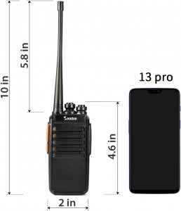  Seodon Walkie Talkies for Adults Long Range with One Extra Battery Rechargeable ( 2 ) 5