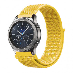 Nylon Style BeCover  Samsung Galaxy Watch 46mm / Watch 3 45mm / Gear S3 Classic / Gear S3 Frontier Yellow (705873)