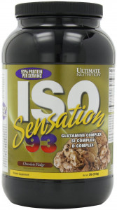  Ultimate Nutrition ISO Sensation 910g chocolate fudge