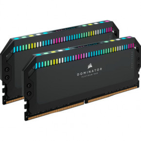     DDR5 32GB (2x16GB) 6000 MHz Dominator Platinum RGB Black Corsair (CMT32GX5M2E6000C36) 3