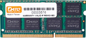   SO-DIMM 4GB/1600 DDR3 Dato (DT4G3DSDLD16)