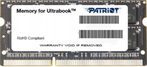   Patriot SoDIMM 8192M DDR3 1600 MHz Retail (PSD38G1600L2S)