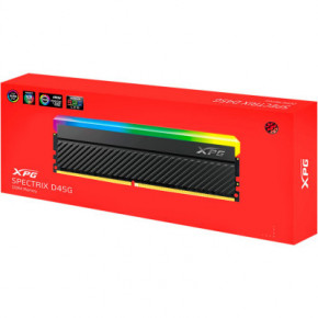     DDR4 8GB 3600 MHz XPG Spectrix D45G RGB Black ADATA (AX4U36008G18I-CBKD45G) 5