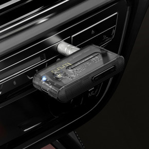 Bluetooth- BOROFONE BC46 Gratified Transparent Discovery Edition Car AUX BT Receiver Black 4