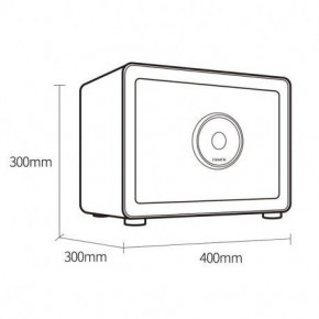   Xiaomi CRMCR Kamai Fingerprint Safe Box White (BGX-X1-30Z) 8