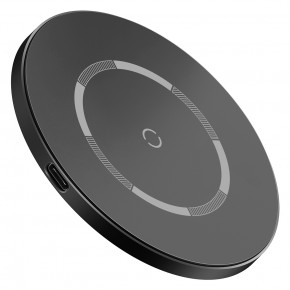   Baseus Simple Magnetic Wireless Charger (suit for IP12) Black WXJK-E01 3