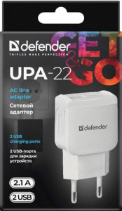    DEFENDER (83580)UPA-22 , 2xUSB, 2.1 4