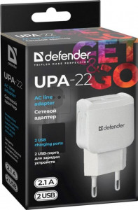   DEFENDER (83580)UPA-22 , 2xUSB, 2.1 5