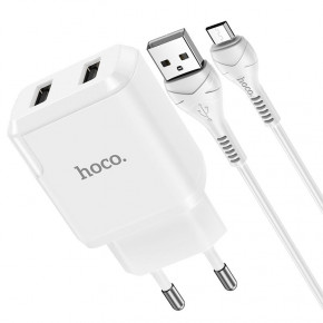    Hoco N7 (2USB/2.1A) + USB - MicroUSB  3
