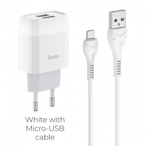    Hoco C73A Glorious + Cable (Micro-USB) White