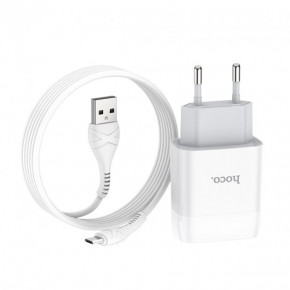    Hoco C73A Glorious + Cable (Micro-USB) White 3