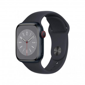 - Apple Watch Series 8 GPS 45mm Midnight Aluminum Case w. Midnight Sport Band - M/L (MNUL3)