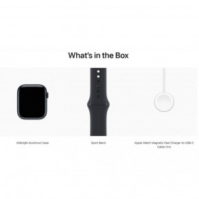 - Apple Watch Series 8 GPS 45mm Midnight Aluminum Case w. Midnight Sport Band - M/L (MNUL3) 5