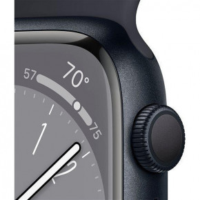 - Apple Watch Series 8 GPS 45mm Midnight Aluminum Case w. Midnight Sport Band - S/M (MNUJ3) 6
