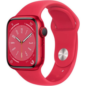 - Apple Watch Series 8 GPS 41mm Red Aluminium with Red Sport Band (MNP73, MNPF3)