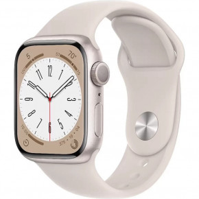 - Apple Watch Series 8 GPS 45mm Starlight Aluminum Case with Starlight Sport Band (MNP23, MNUQ3) 